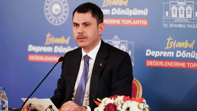 Bakan Kurum’dan İstanbul’a dönüşüm çağrısı: Birlikte İstanbul’u güvenli hale getirelim!