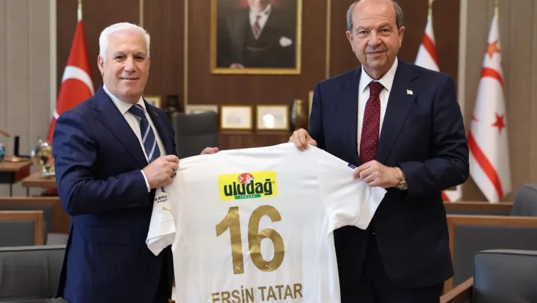 Başkan Bozbey’den KKTC Cumhurbaşkanı Tatar’a ziyaret