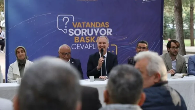 Bursa İnegöl’de mahalle buluşmaları devam ediyor